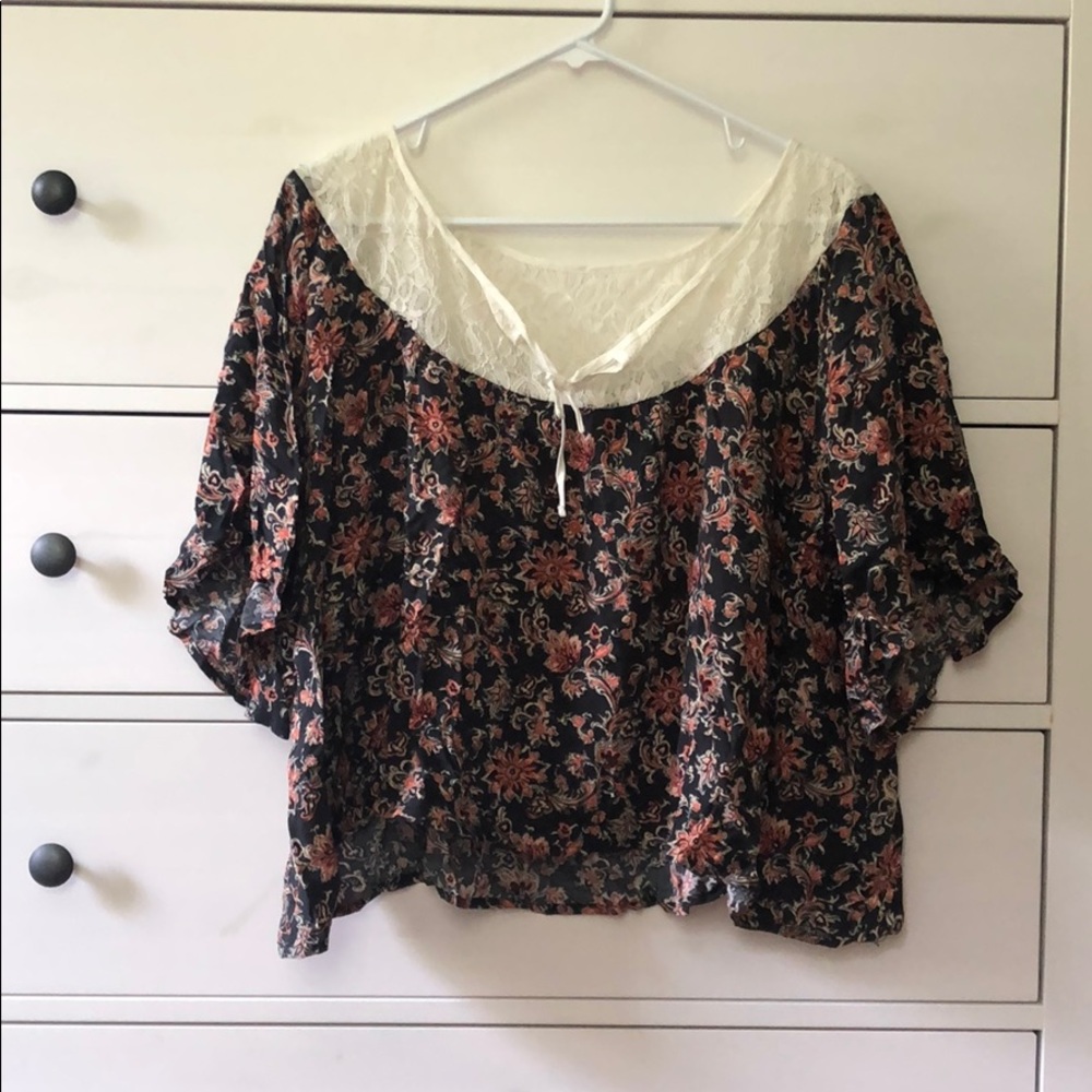 Abercrombie and Fitch Flowy Crop Top